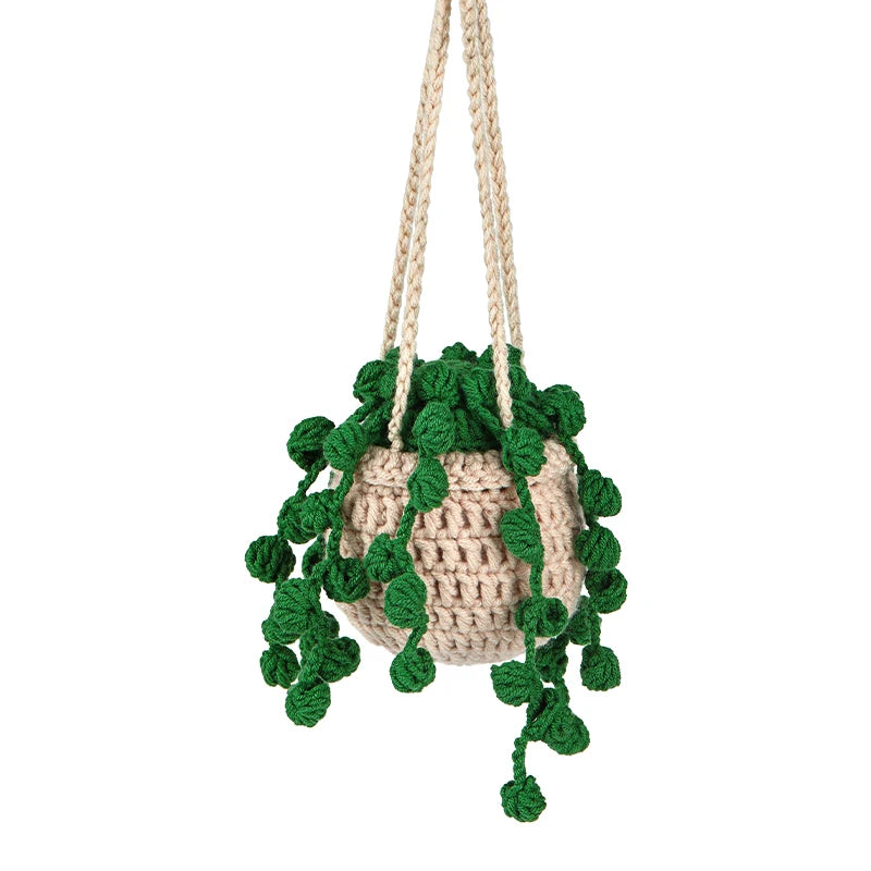 Häkel-Hängepflanzen-Kit mit einfacher Anleitung